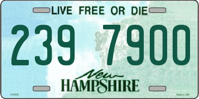 NH license plate 2397900