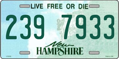 NH license plate 2397933