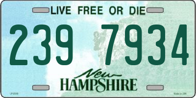 NH license plate 2397934