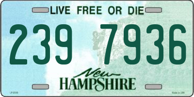 NH license plate 2397936