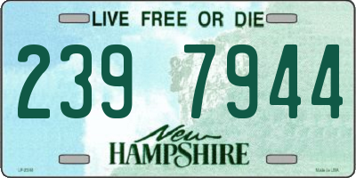 NH license plate 2397944