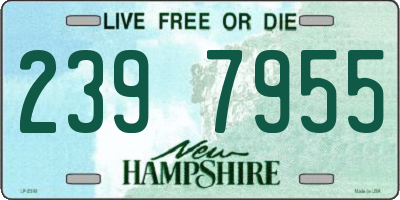 NH license plate 2397955