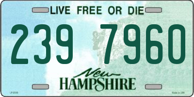 NH license plate 2397960