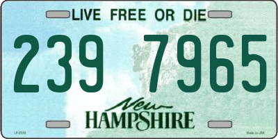 NH license plate 2397965
