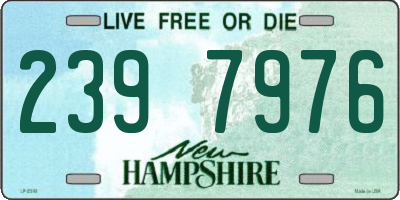NH license plate 2397976