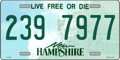 NH license plate 2397977