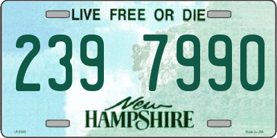 NH license plate 2397990