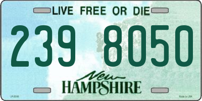 NH license plate 2398050