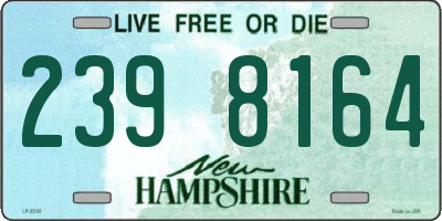 NH license plate 2398164