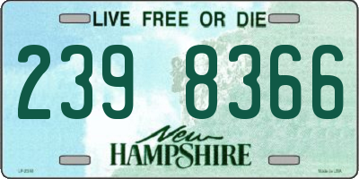 NH license plate 2398366