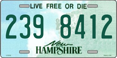 NH license plate 2398412