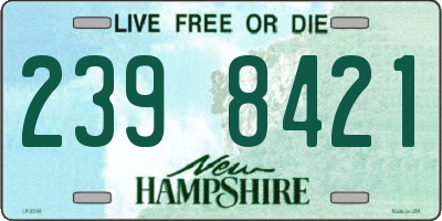 NH license plate 2398421
