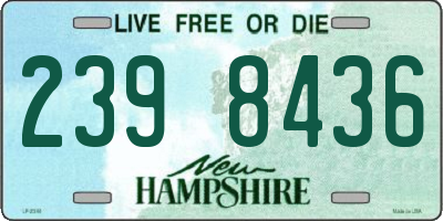 NH license plate 2398436