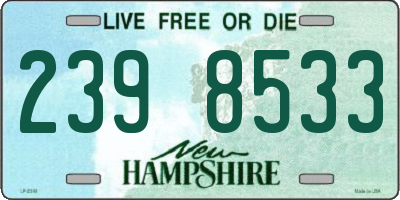 NH license plate 2398533