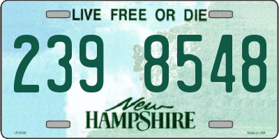 NH license plate 2398548