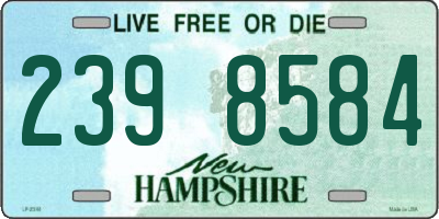 NH license plate 2398584
