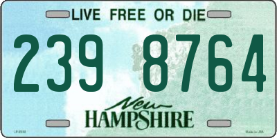 NH license plate 2398764