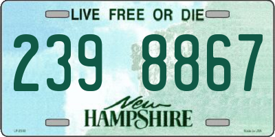 NH license plate 2398867
