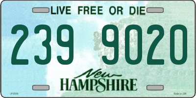 NH license plate 2399020