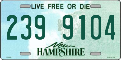 NH license plate 2399104
