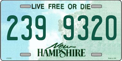 NH license plate 2399320