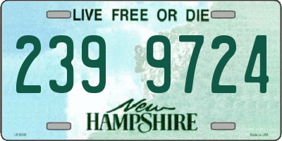NH license plate 2399724