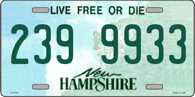 NH license plate 2399933