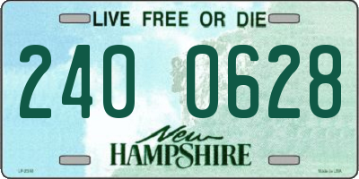 NH license plate 2400628