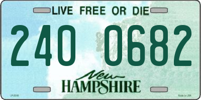 NH license plate 2400682
