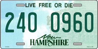 NH license plate 2400960