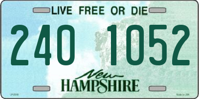 NH license plate 2401052