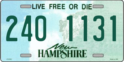 NH license plate 2401131