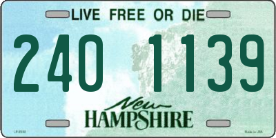 NH license plate 2401139