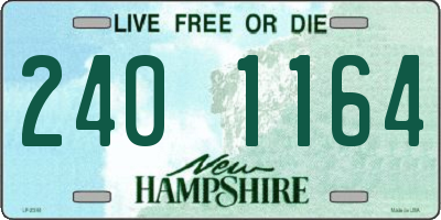 NH license plate 2401164