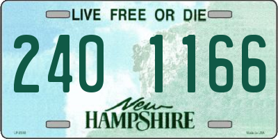 NH license plate 2401166