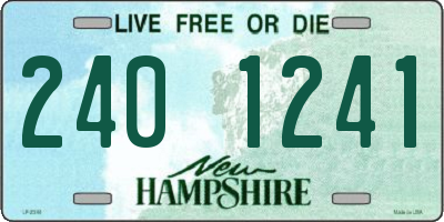 NH license plate 2401241