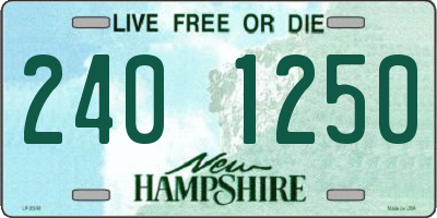 NH license plate 2401250