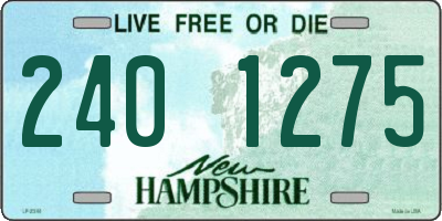 NH license plate 2401275