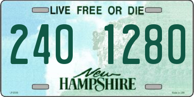 NH license plate 2401280