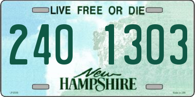 NH license plate 2401303