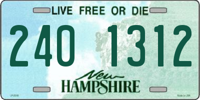 NH license plate 2401312