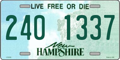 NH license plate 2401337