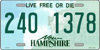 NH license plate 2401378