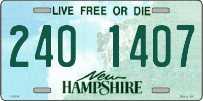 NH license plate 2401407