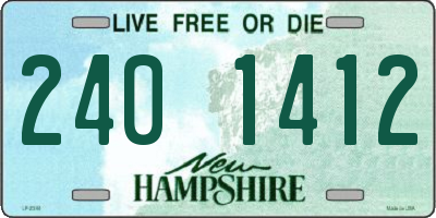 NH license plate 2401412