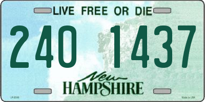 NH license plate 2401437