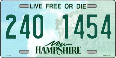 NH license plate 2401454