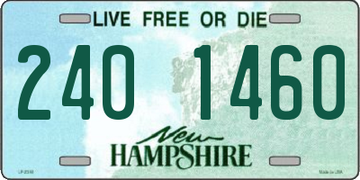 NH license plate 2401460