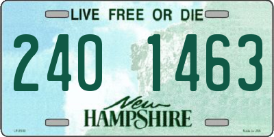 NH license plate 2401463