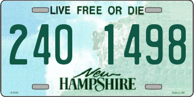 NH license plate 2401498